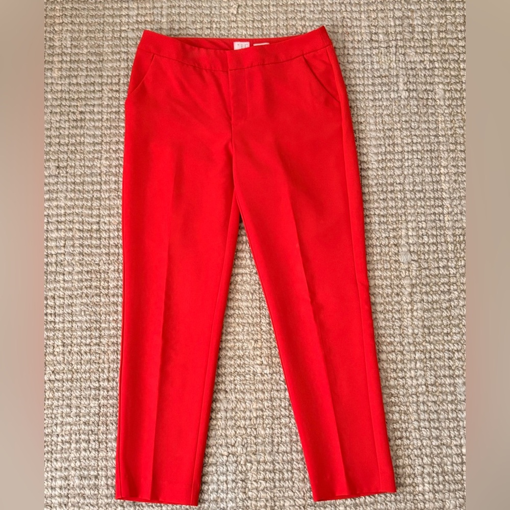 Red Women's Cropped Pants